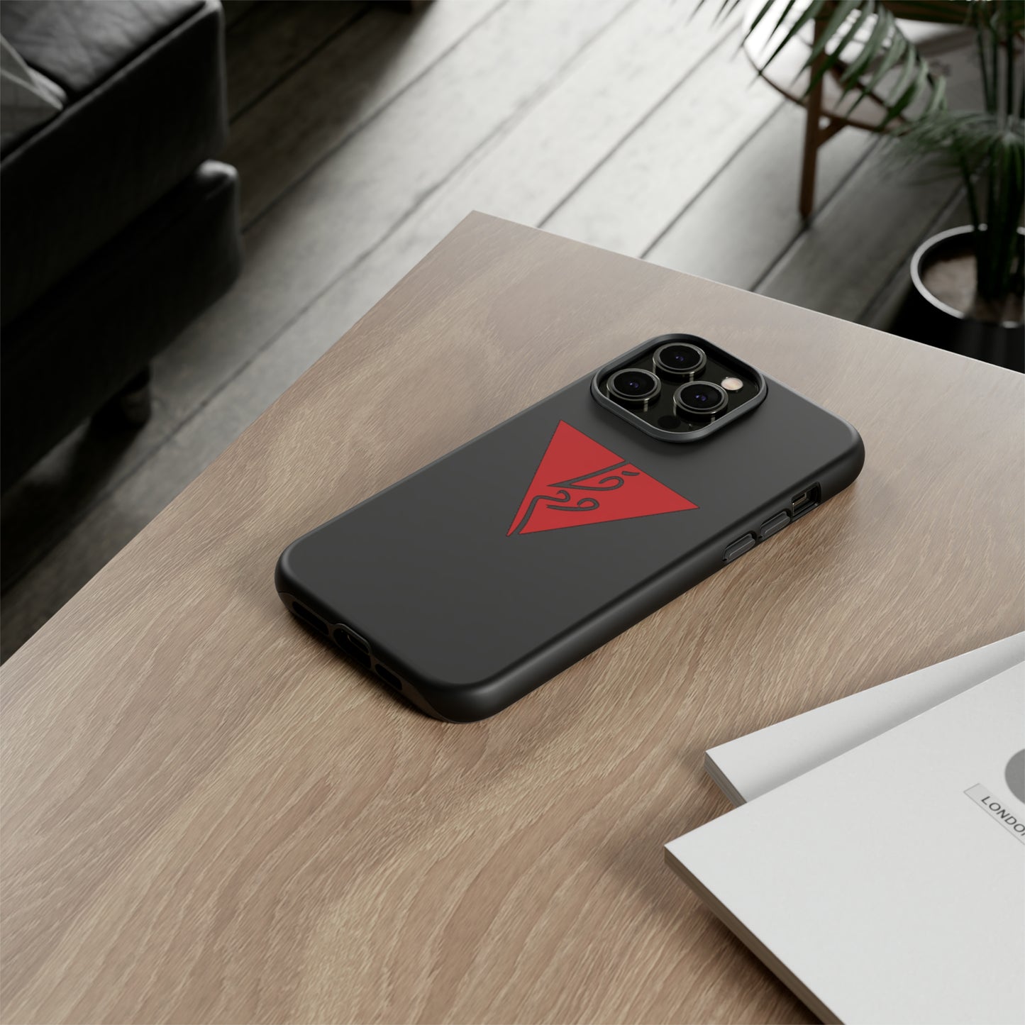 iPhone Tough Case Red Triangle