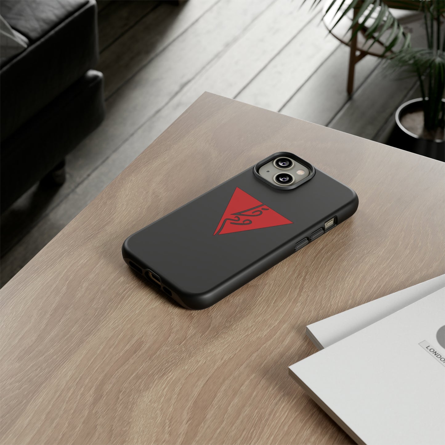 iPhone Tough Case Red Triangle