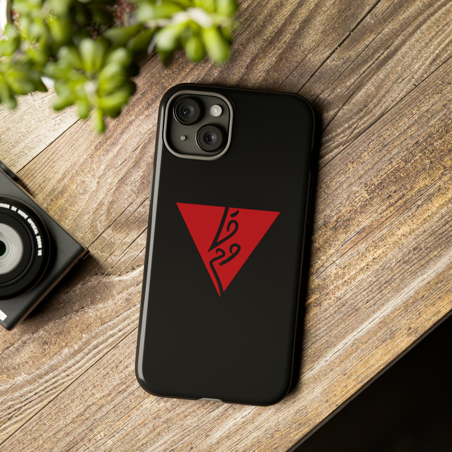 iPhone Tough Case Red Triangle