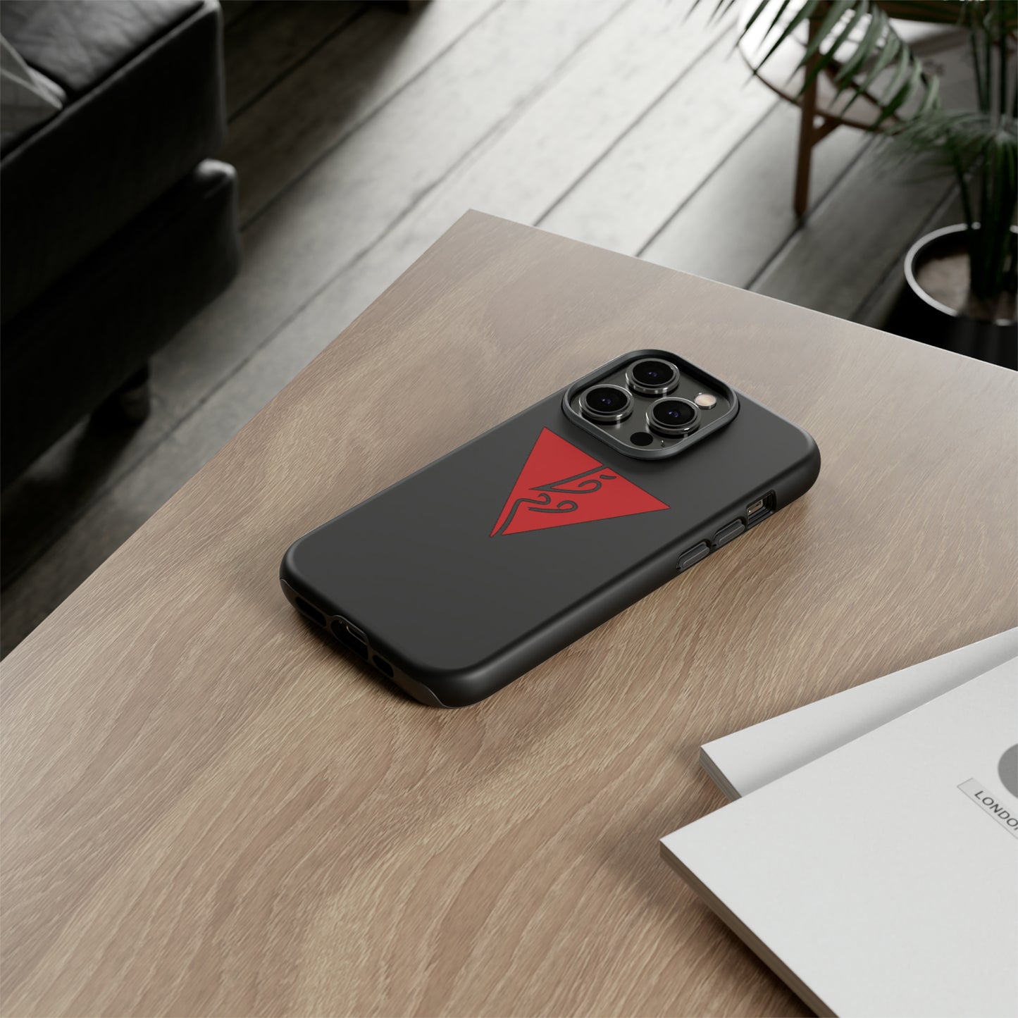 iPhone Tough Case Red Triangle