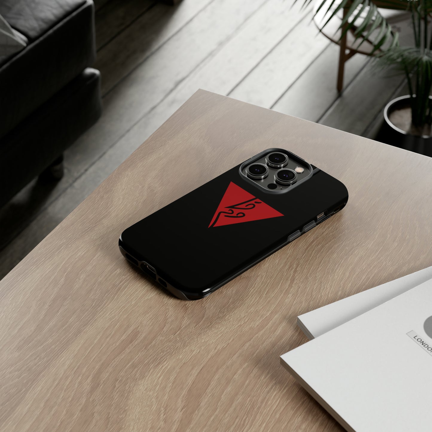 iPhone Tough Case Red Triangle